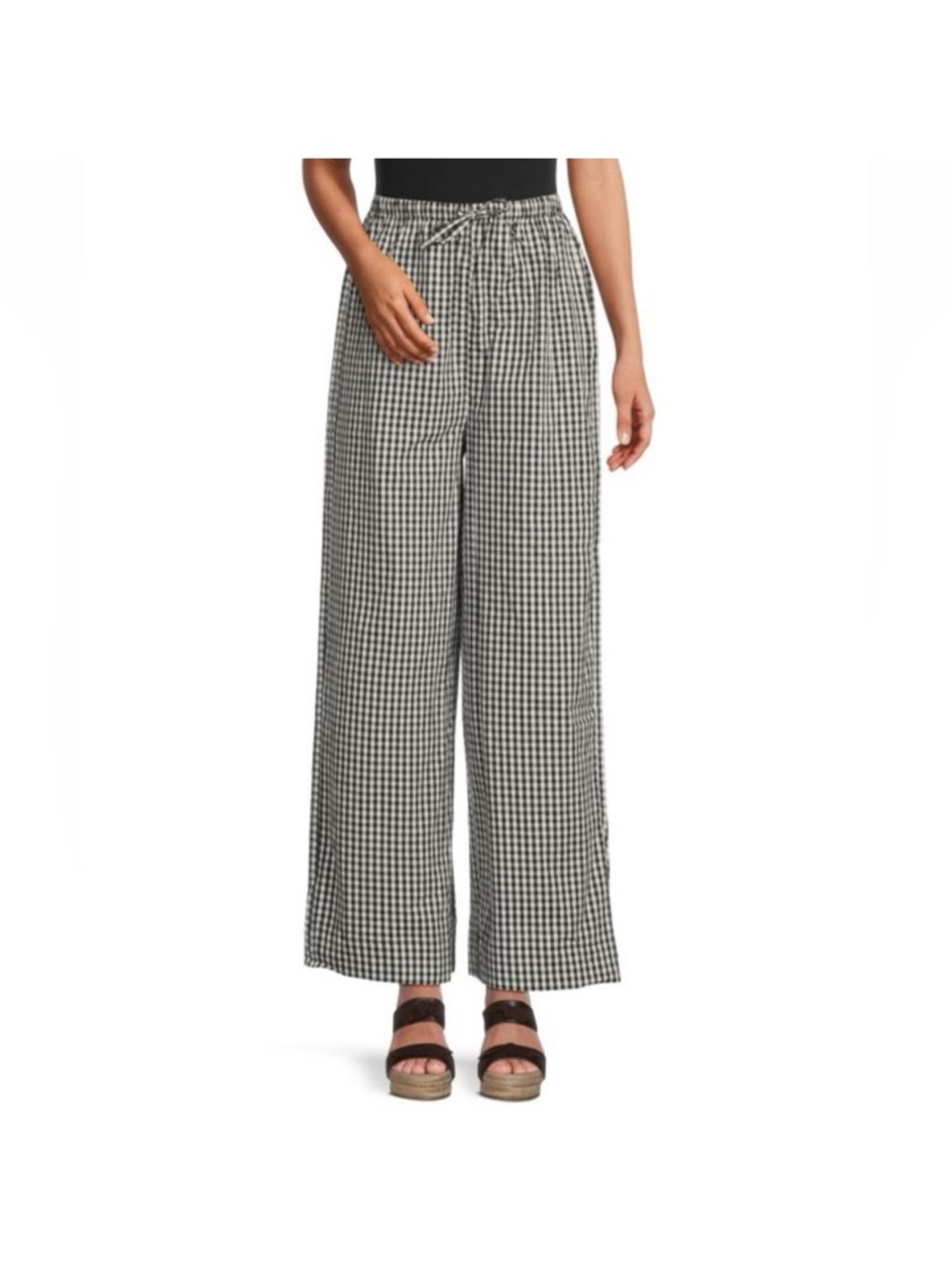 NWT! WeWoreWhat - Gingham Drawstring Pants - XS